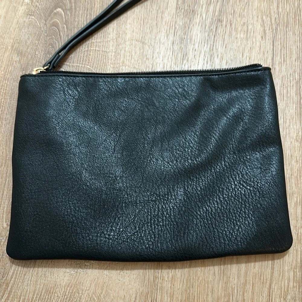 LC LAUREN CONRAD | Blush Fox and Black Penguin Wristlet Grab‎ & Go Pouch Bundle